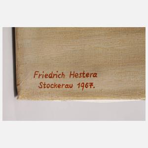 Friedrich Hestera, Stehender Mädchenakt