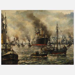 F. Huppers, Hamburger Hafen