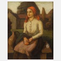 Wolfgang Jäger, "Fränkisches Bauernmädchen"111