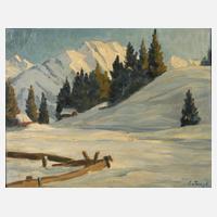 Elfriede Jungk, Alpine Winterlandschaft111