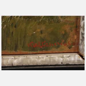 Karl Kaltenmoser, attr., "Blick auf Thaining"