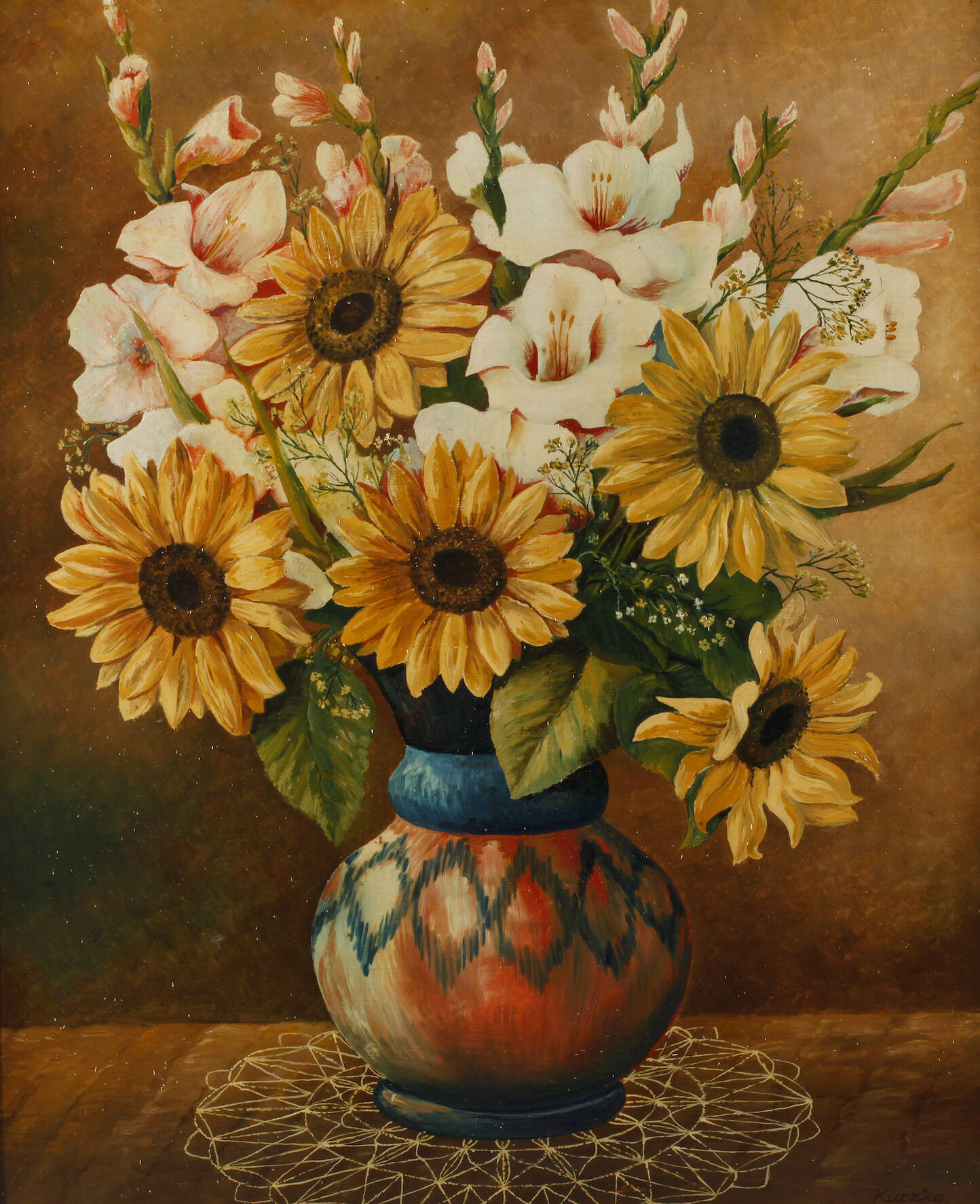 Kurzke, Blumenstillleben