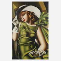 „Junges Mädchen in Grün“ nach Tamara de Lempicka111
