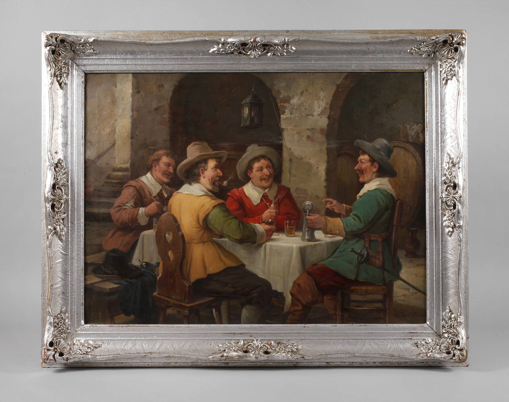 Adolf Raufer, Im Weinkeller