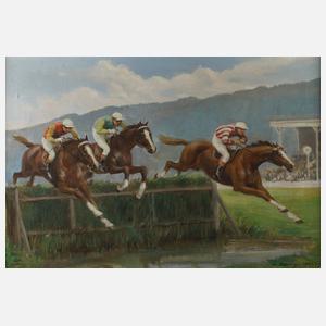 Paul Remy, attr., Springreiter