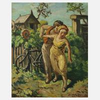 Daniel Schoen, Liebespaar im Garten111