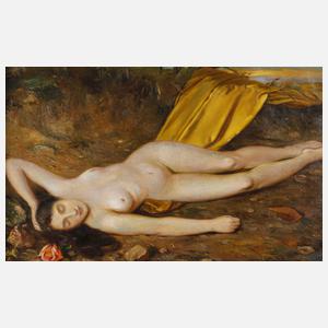 Prof. Frantisek Sindelar, Liegender Damenakt