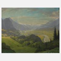 Hans Stadelmann, "Blick ins Inntal bei Brixlegg"111
