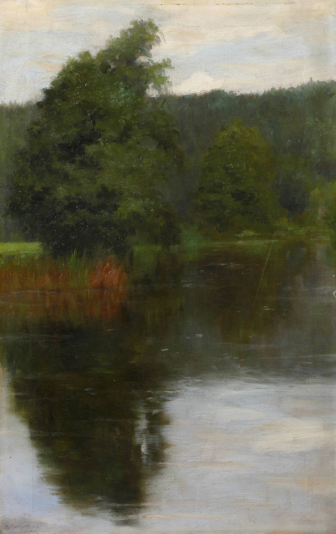 S. Stoitzner, romantische Flusslandschaft