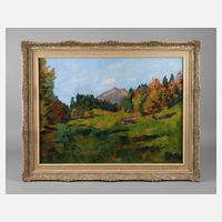 Curt Ziegra, Alm im Gebirge111