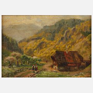 Prof. Wilhelm Carl Zimmer, Im Schwarzwald