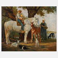 Sommerliches Familienidyll am Flussufer111