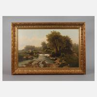 Sommerliche Flusslandschaft111