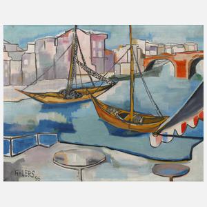 Rudolf Ahlers, Am Hafen