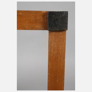 Biedermeierrahmen mit schwarzen Ecken