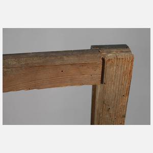 Biedermeierrahmen mit schwarzen Ecken