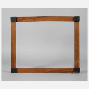 Biedermeierrahmen mit schwarzen Ecken