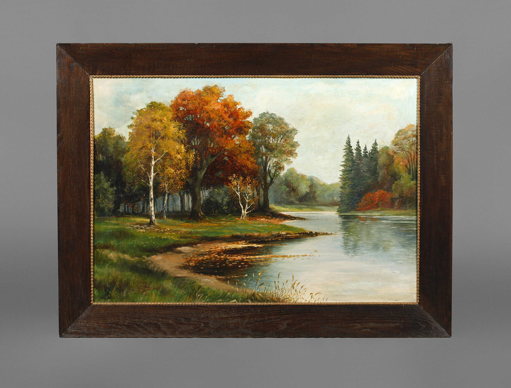 Eichenleiste mit Goldinlay