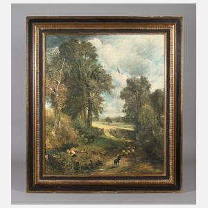 Rahmen mit Kunstdruck nach John Constable