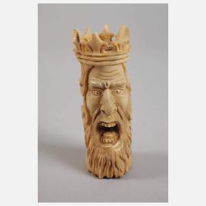 Beinschnitzerei Memento Mori