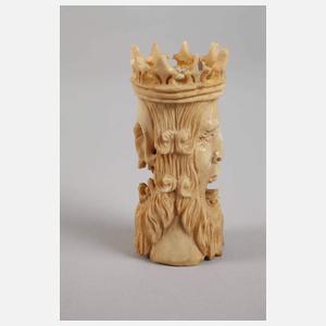 Beinschnitzerei Memento Mori