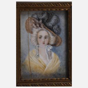 Miniatur Damenportrait