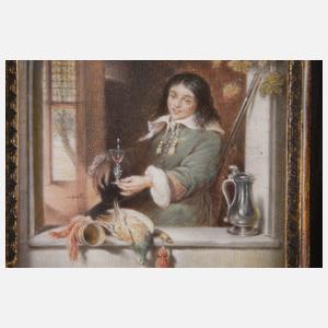 Miniatur nach Gabriel Metsu