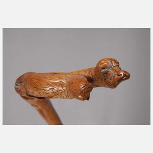 Geschnitzter Spazierstock