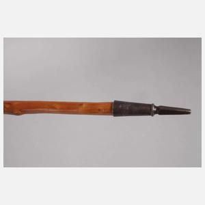 Geschnitzter Spazierstock