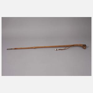 Geschnitzter Spazierstock