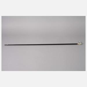 Spazierstock Porzellan