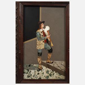 Portrait Pietra Dura