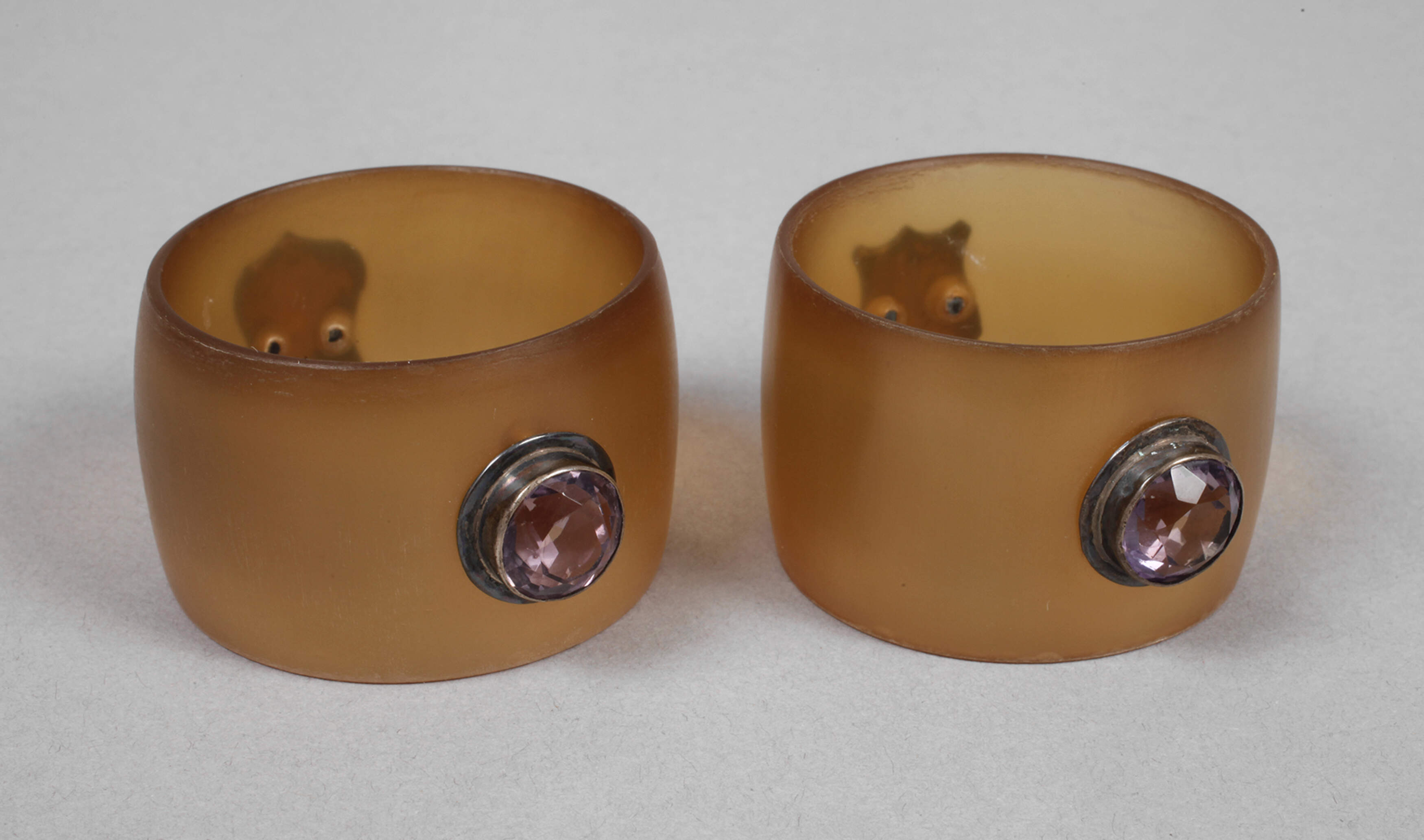 Paar Serviettenringe