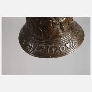 Tischglocke Bronze