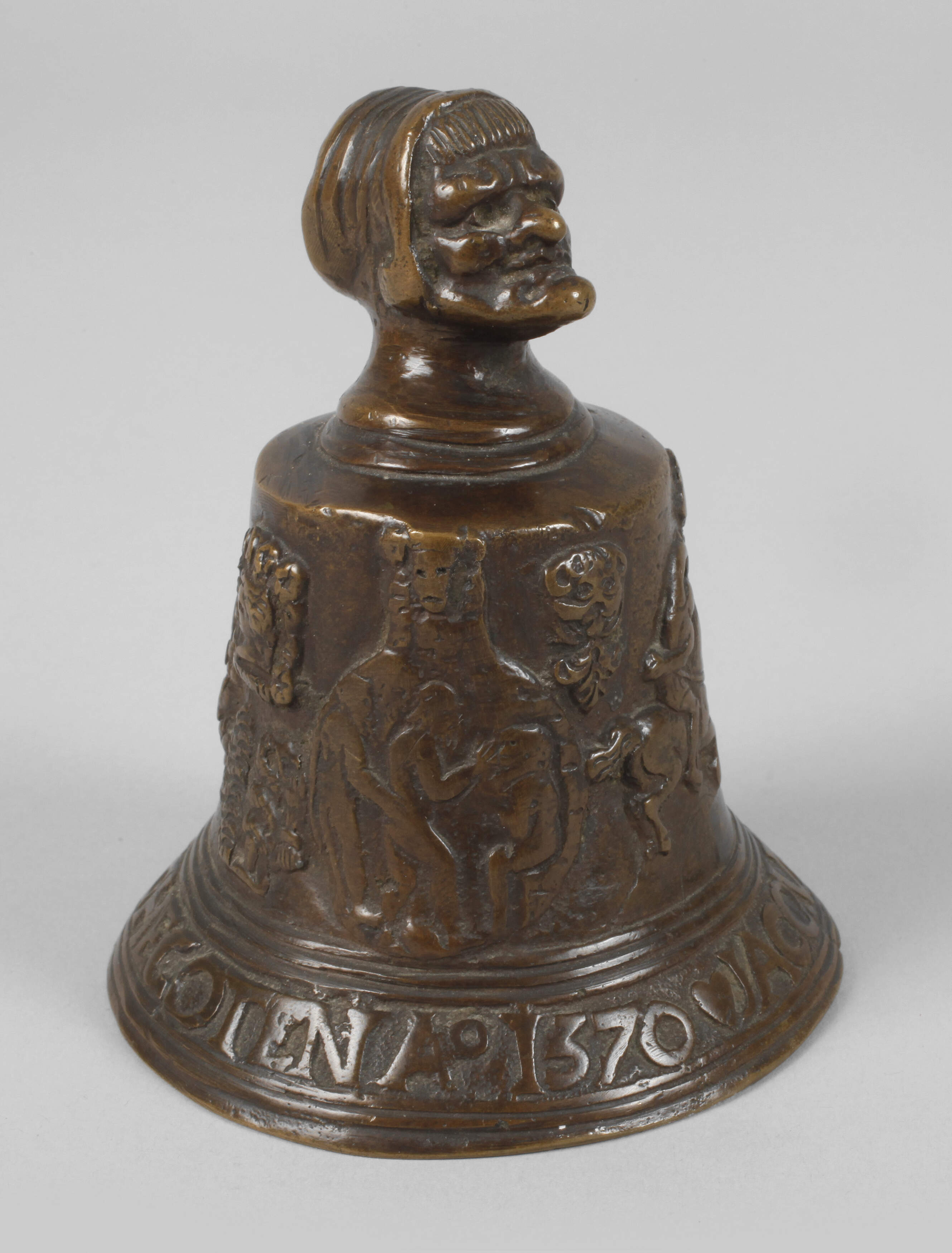 Tischglocke Bronze