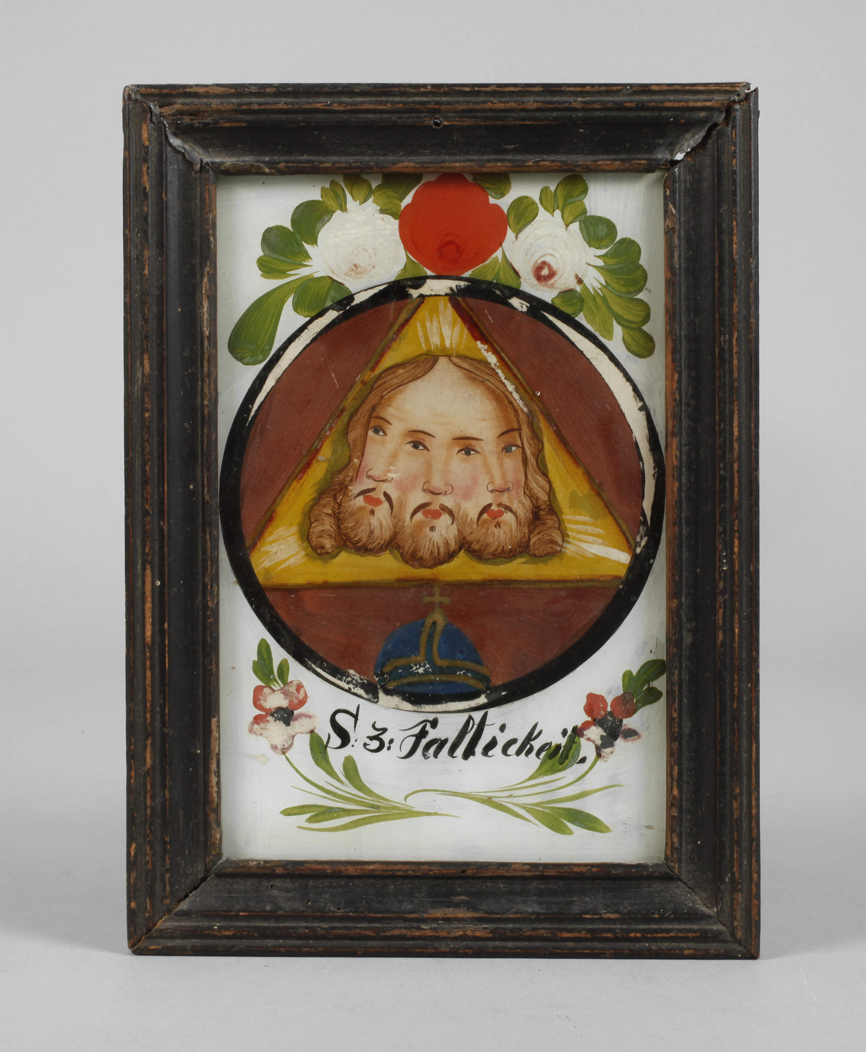 Kleine Hinterglasmalerei