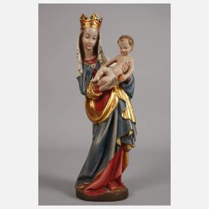 Zwei geschnitzte Andachtsfiguren