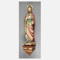 Große geschnitzte Heiligenfigur111