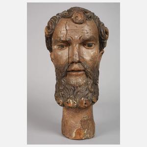 Kopfstück einer Prozessionsfigur