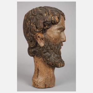 Kopfstück einer Prozessionsfigur