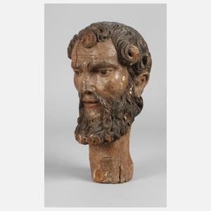 Kopfstück einer Prozessionsfigur