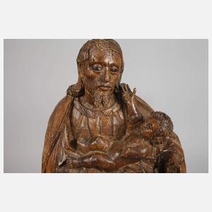 Geschnitzte Heiligenplastik