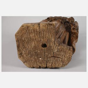 Geschnitzte Heiligenplastik