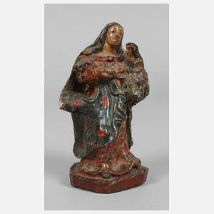 Terrakottafigur Heilige Anna