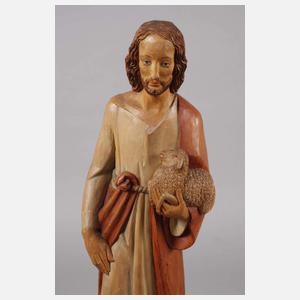 Geschnitzte Heiligendarstellung