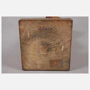 Geschnitzte Heiligendarstellung