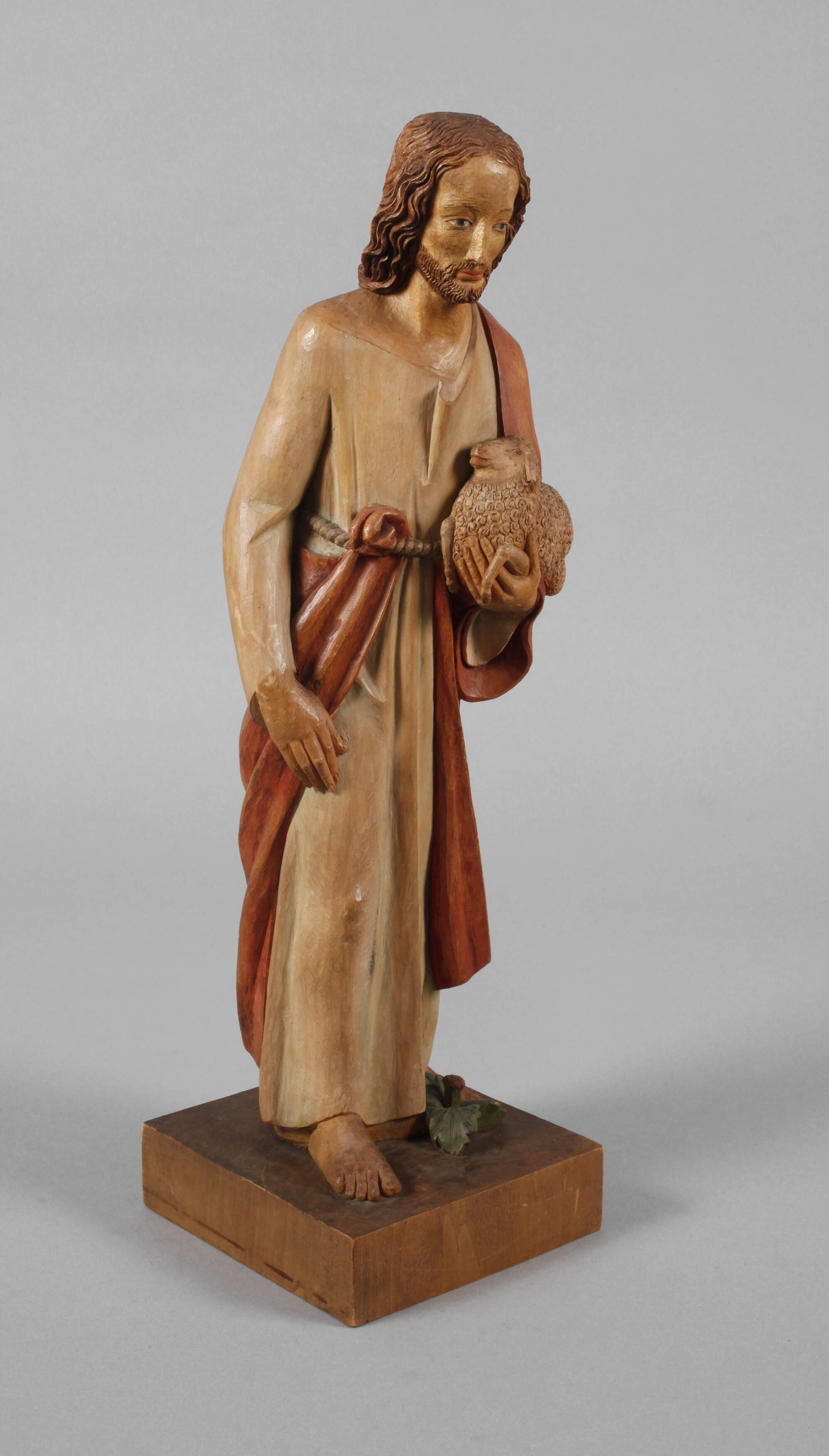 Geschnitzte Heiligendarstellung