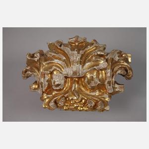 Fünf barocke Schnitzereien