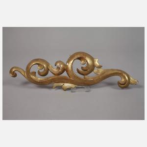 Fünf barocke Schnitzereien