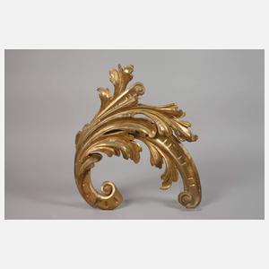 Fünf barocke Schnitzereien